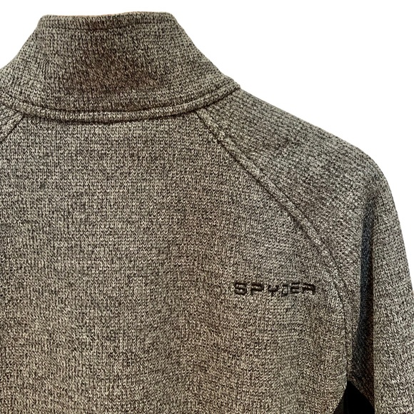 Spyder Men's Outbound 1/2 Zip Gray Pull Over Jacket / Sweater sz L - Picture 7 of 15
